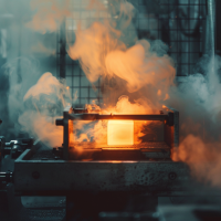 forging equipment action shot